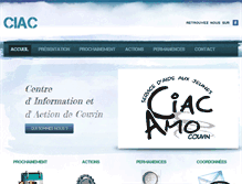 Tablet Screenshot of amo-ciac.be